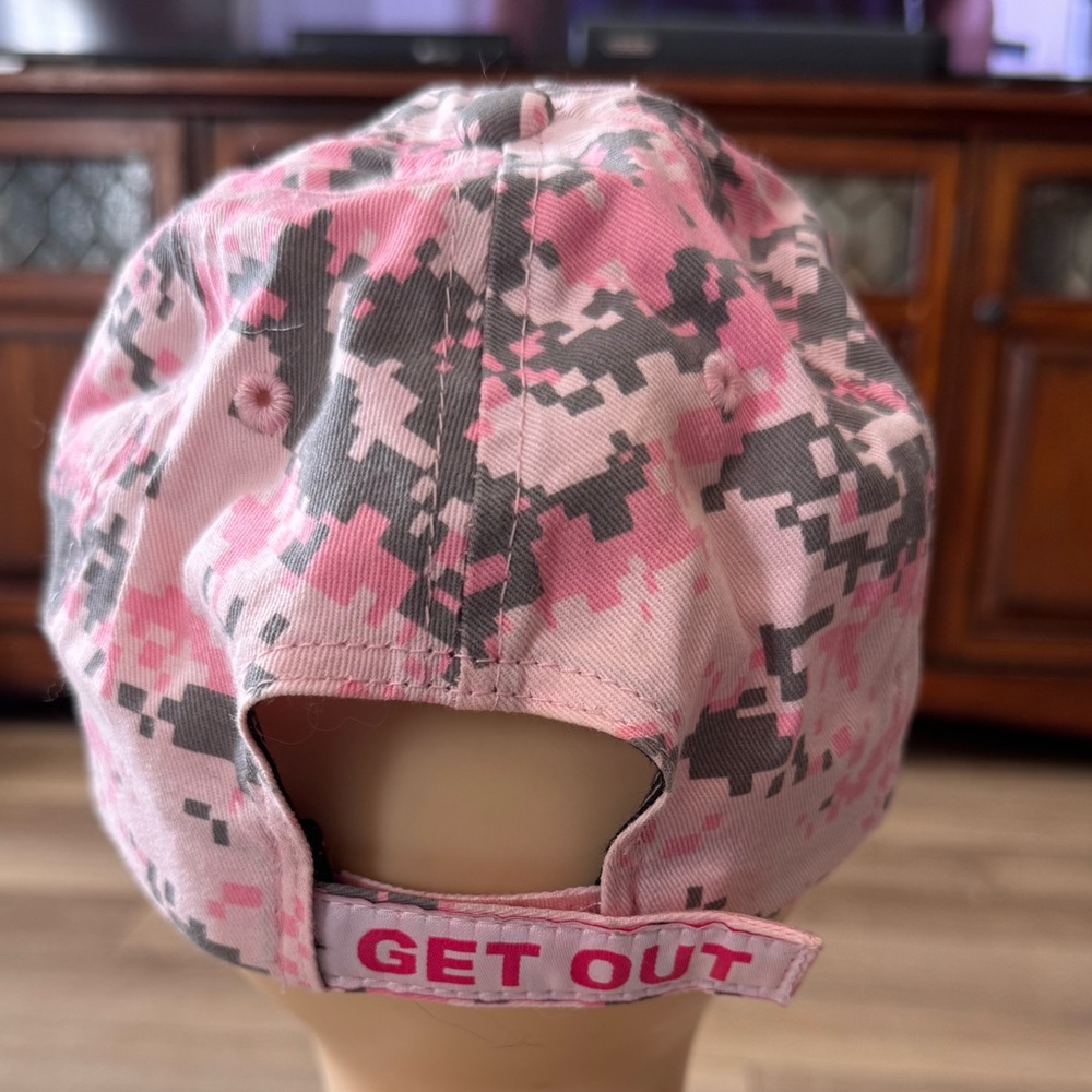 Jeep Pink and Gray Camo Baseball Hat - Picture 3 of 5